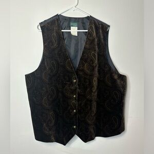 Vintage Cotton Paisley Koret Vest